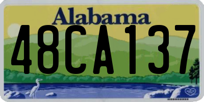 AL license plate 48CA137