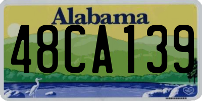 AL license plate 48CA139