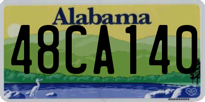 AL license plate 48CA140