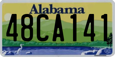 AL license plate 48CA141