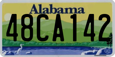 AL license plate 48CA142
