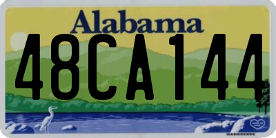 AL license plate 48CA144