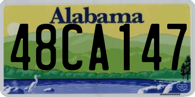 AL license plate 48CA147
