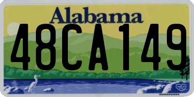 AL license plate 48CA149
