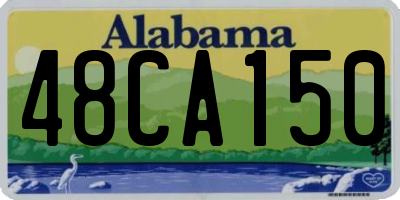AL license plate 48CA150