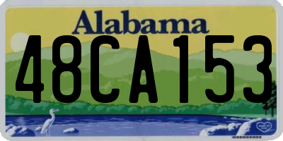 AL license plate 48CA153