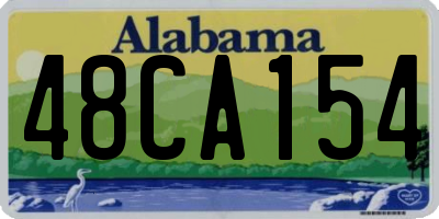AL license plate 48CA154