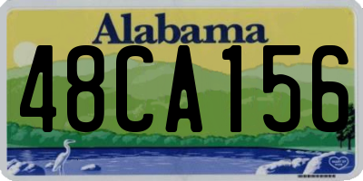 AL license plate 48CA156