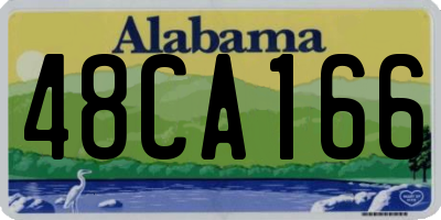 AL license plate 48CA166