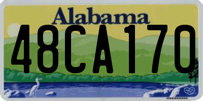 AL license plate 48CA170