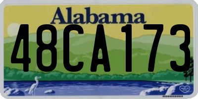 AL license plate 48CA173