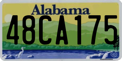 AL license plate 48CA175