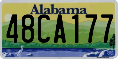 AL license plate 48CA177