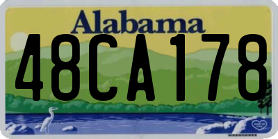AL license plate 48CA178