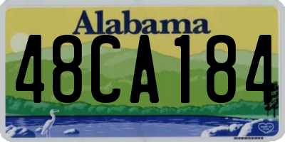 AL license plate 48CA184