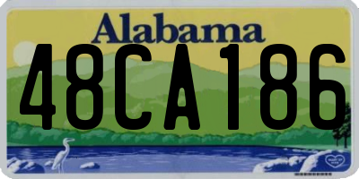AL license plate 48CA186