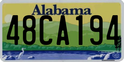 AL license plate 48CA194