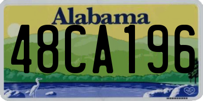 AL license plate 48CA196