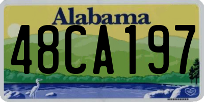 AL license plate 48CA197