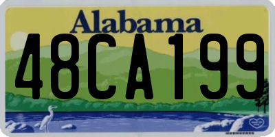 AL license plate 48CA199