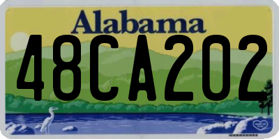 AL license plate 48CA202