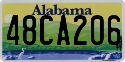 AL license plate 48CA206