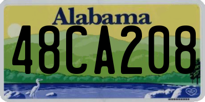 AL license plate 48CA208