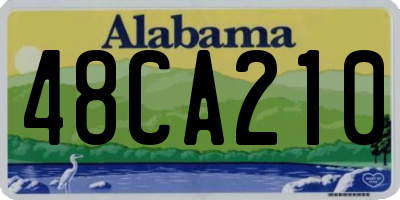 AL license plate 48CA210