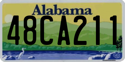 AL license plate 48CA211