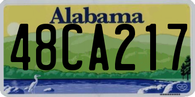 AL license plate 48CA217