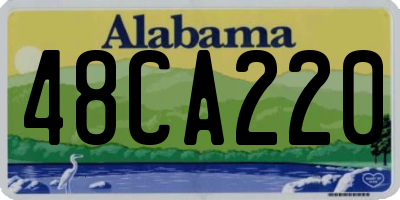 AL license plate 48CA220
