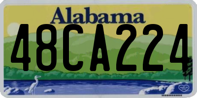 AL license plate 48CA224