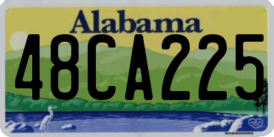 AL license plate 48CA225
