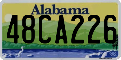 AL license plate 48CA226