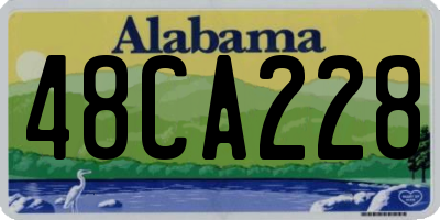 AL license plate 48CA228