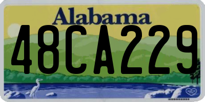AL license plate 48CA229