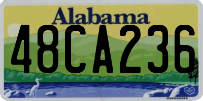 AL license plate 48CA236