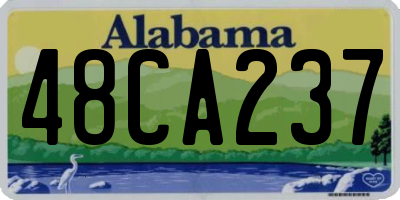 AL license plate 48CA237