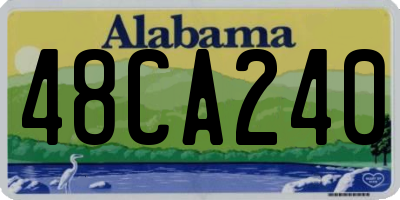 AL license plate 48CA240