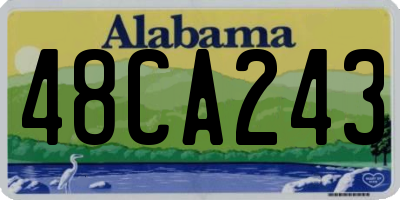 AL license plate 48CA243