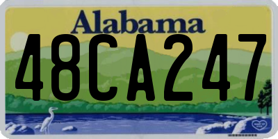 AL license plate 48CA247