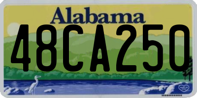 AL license plate 48CA250