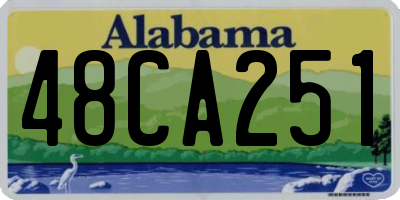 AL license plate 48CA251