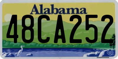 AL license plate 48CA252