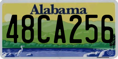 AL license plate 48CA256