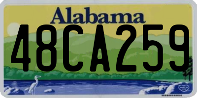 AL license plate 48CA259