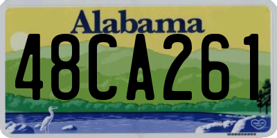 AL license plate 48CA261