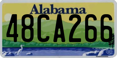 AL license plate 48CA266