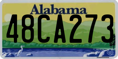 AL license plate 48CA273