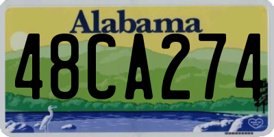 AL license plate 48CA274